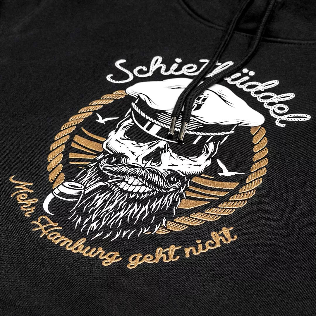 Schietbüddel Kokos Rum Likör 0,7l + Hoodie schwarz