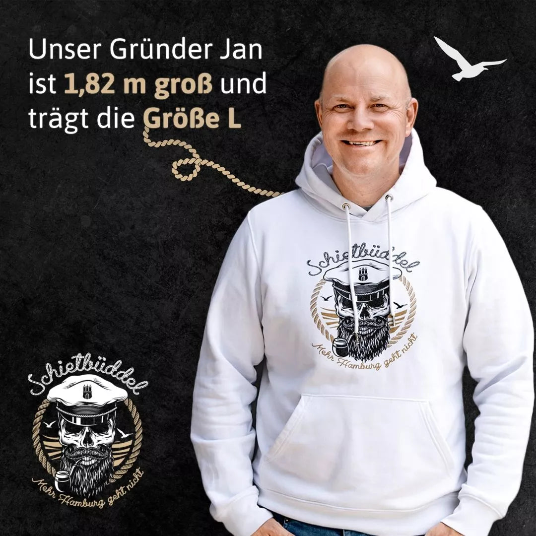 Schietbüddel Hoodie – Weiß