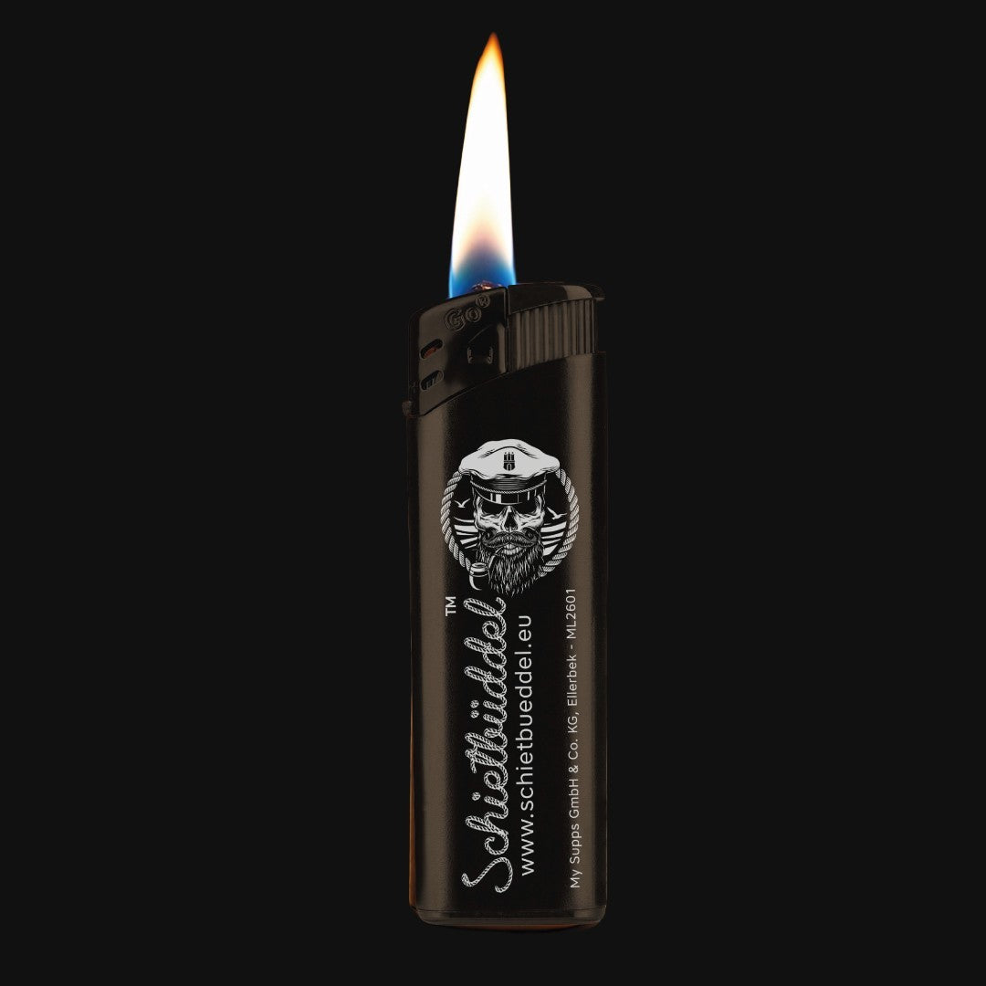 Schietbüddel Feuerzeug – Schwarz