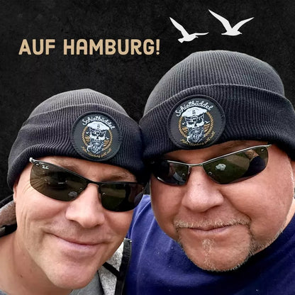 Schietbüddel Strickmütze - schwarz