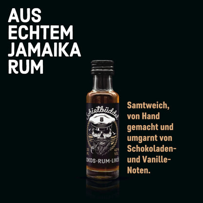 3er Set Schietbüddel Kokos Rum Likör – Die Lütten (90 × 0,02 l)