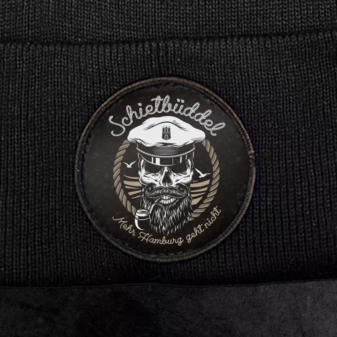 Schietbüddel Strickmütze - schwarz