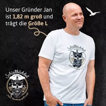 Schietbüddel Kokos Rum Likör 0,7l + T-Shirt weiss