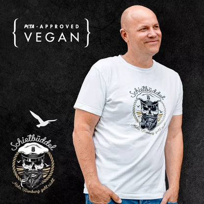 Schietbüddel Kokos Rum Likör 0,7l + T-Shirt weiss